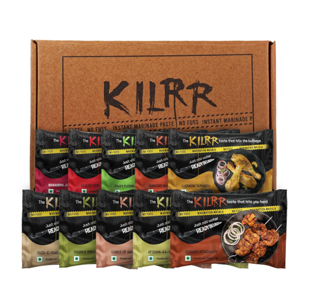 KILRR Chicken Marination Masala Variety Combo - Pack of 10