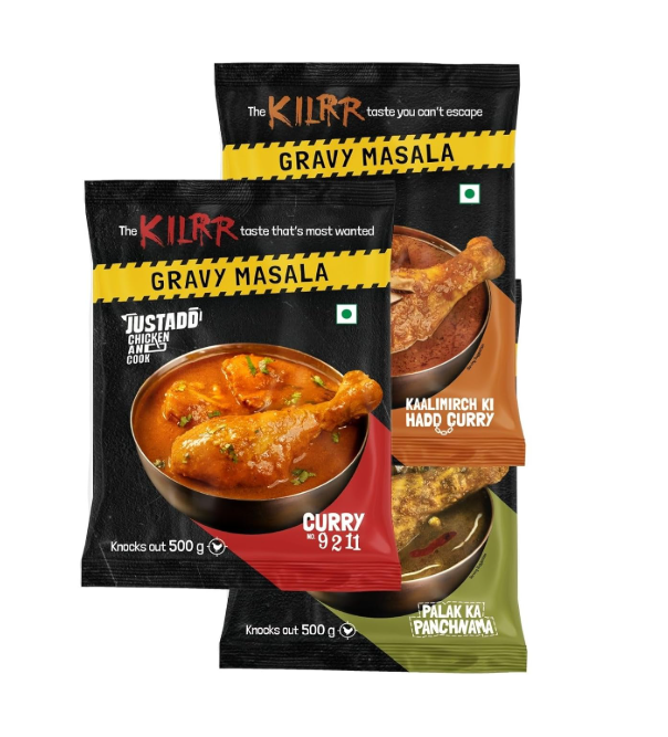 Kilrr Chicken Gravy Masala, Variety - Pack of 3