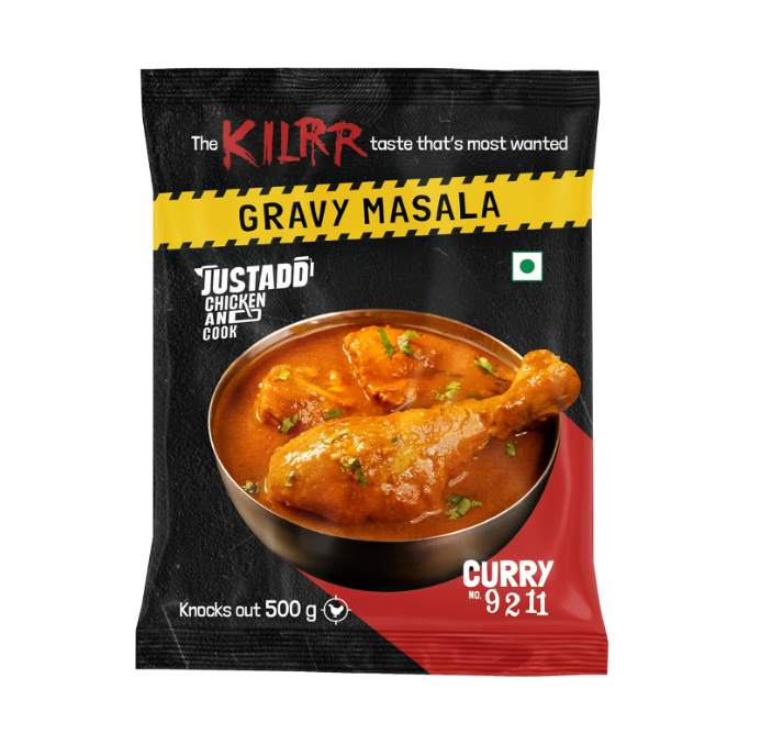 Kilrr Kaalimirch ki Haddcurry Gravy Chicken Masala - Pack of 3(58g Each Pack)