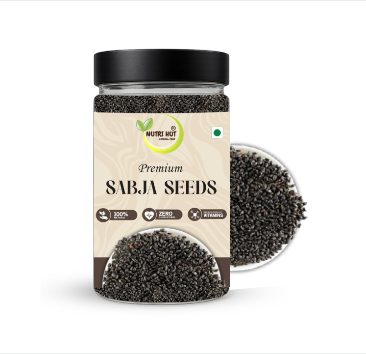 Nutri Hut Premium Sabja Seeds (Basil Seeds)