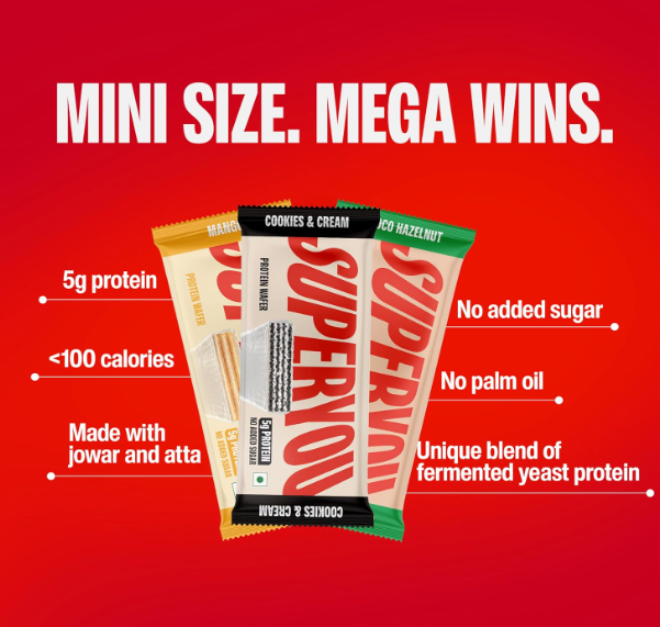 Superyou Assorted Protein Wafer Mini Bars Packs