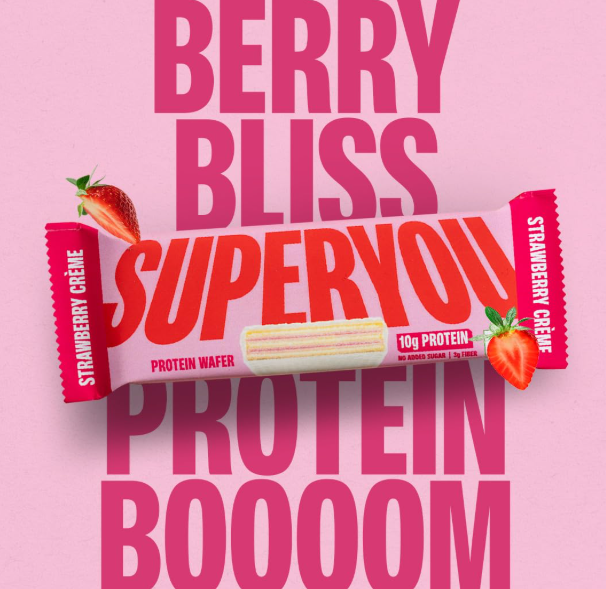 SuperYou Strawberry Protein Wafer Bars Packs