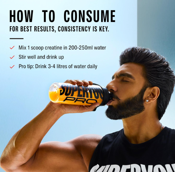 SuperYou Pro Micronized Creatine Monohydrate Powder