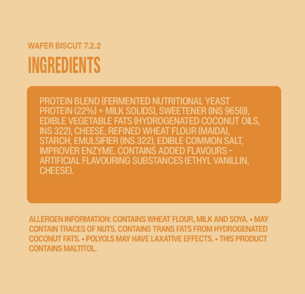 SuperYou Cheese Protein Wafer Bars - Pack of 10(40g Each Pack)