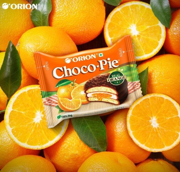 Orion Fruity Chocopie combo - Pack of 3(1500g)
