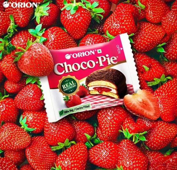 Orion Fruity Chocopie combo - Pack of 3(1500g)