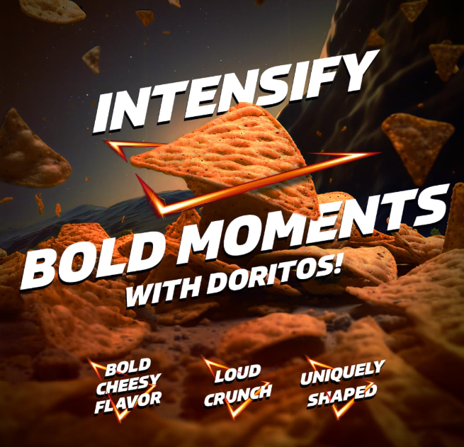 Doritos Frito Lay Nacho Cheese Flavored Tortilla Chips - 199g