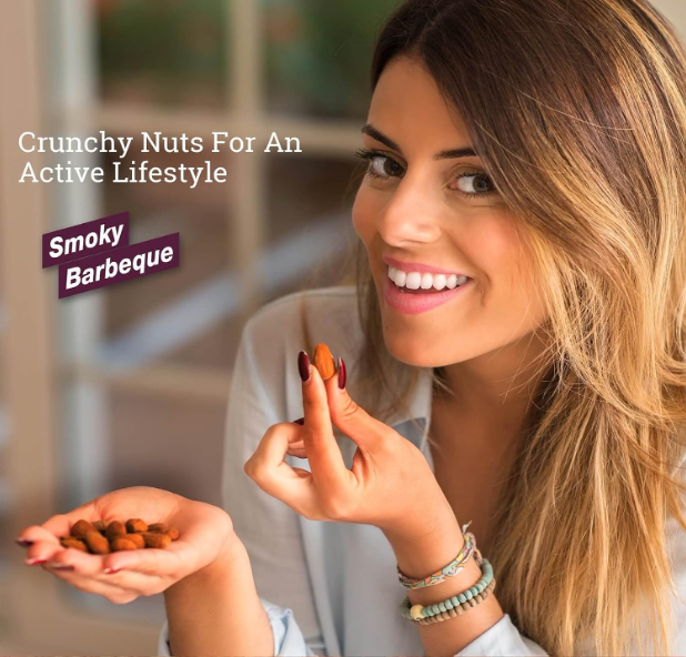 Cornitos Roasted Almonds Smoky Barbeque - 200gms