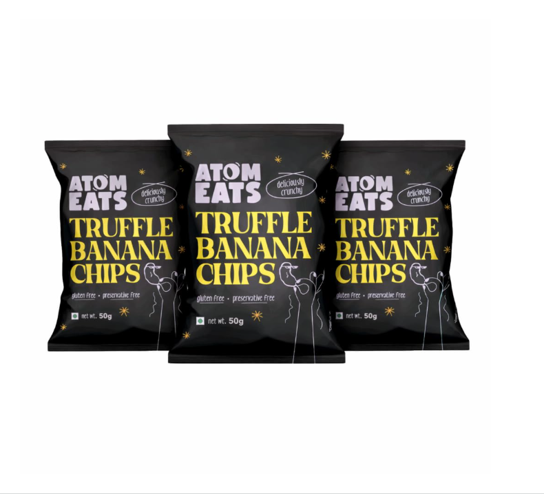 Atom Eats Umami Bomb Banana Chips - (Pack of 3)