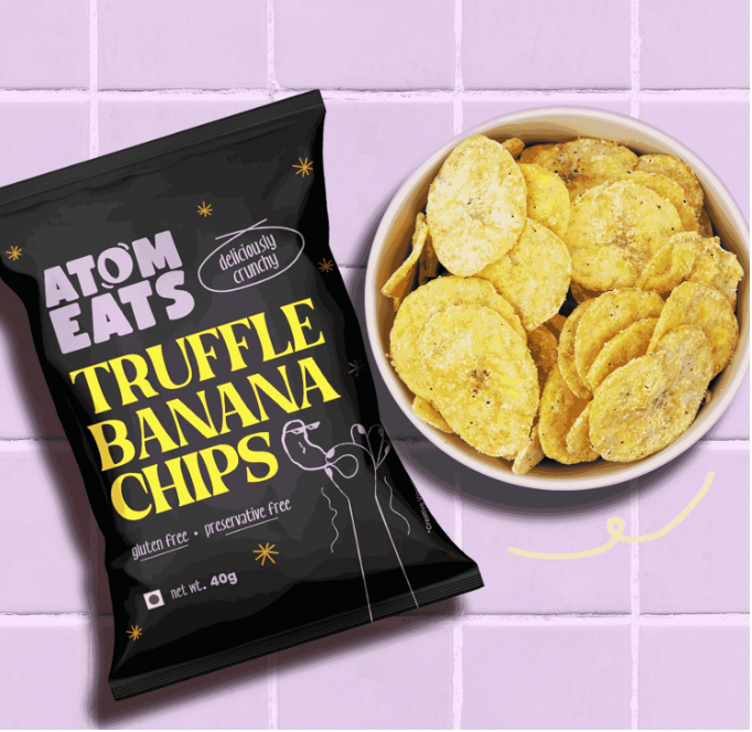 Atom Eats Umami Bomb Banana Chips - (Pack of 3)