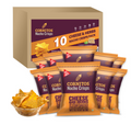 Cornitos Cheese and Herbs Nacho Crisps - 55 Gms Each (Pack of 10)