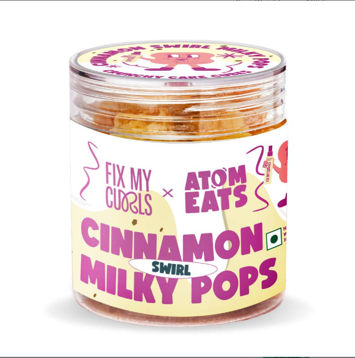 Atom Eats Cinnamon Swirl Milky Pops - Pack of 1