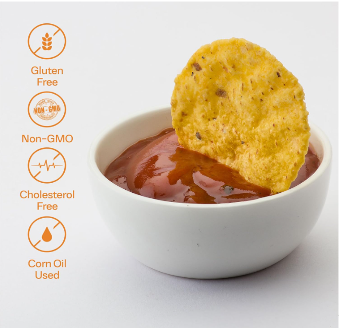 Cornitos Peri Peri Nachos and Salsa Dip Tray -  75 g