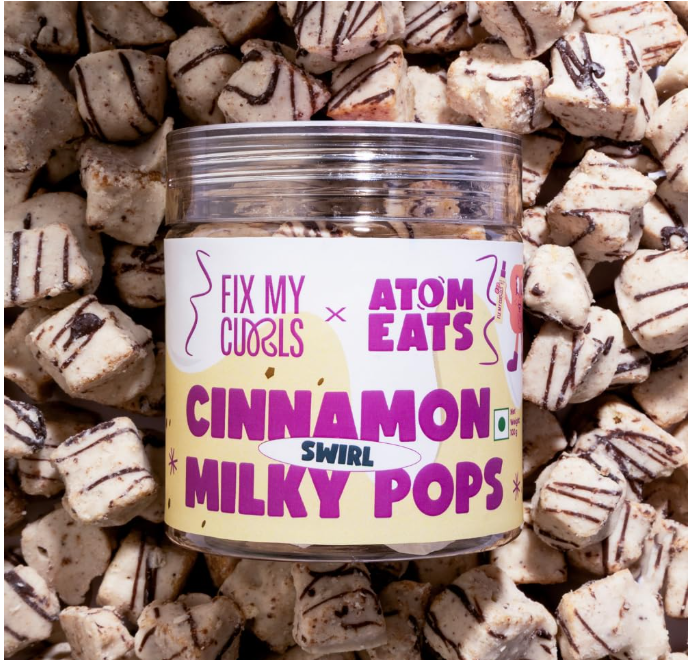 Atom Eats Cinnamon Swirl Milky Pops - Pack of 1