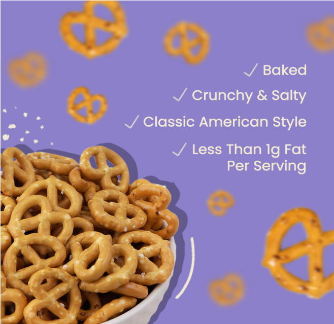 Atom Eats | Salted Pretzel Mini Knots Party Pack - 200 g