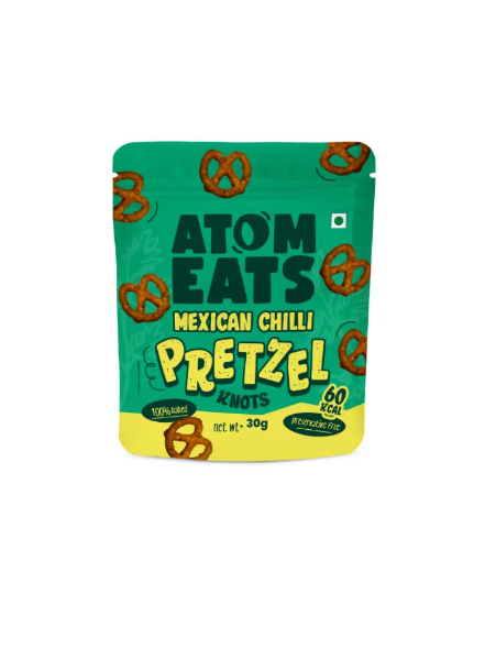 Atom Eats Spicy Pretzels Snaks (30g Each Pack)