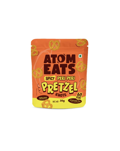 Atom Eats Spicy Pretzels Snaks (30g Each Pack)