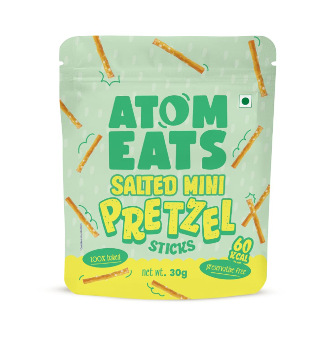 Atom Eats Spicy Pretzels Snaks (30g Each Pack)