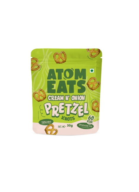 Atom Eats Spicy Pretzels Snaks (30g Each Pack)