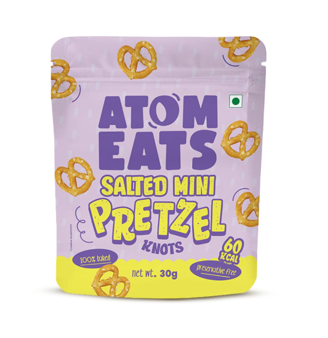 Atom Eats Spicy Pretzels Snaks (30g Each Pack)