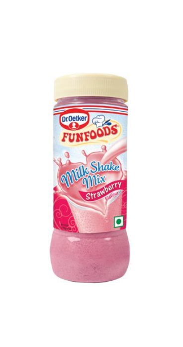 Dr. Oetker FunFoods Milk Shake Mix Strawberry Flavour - 200g