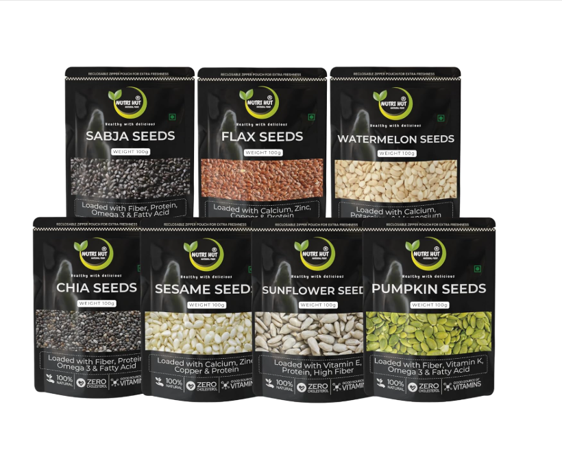 Nutri Hut 7-in-1 Super Seeds Combo Pack