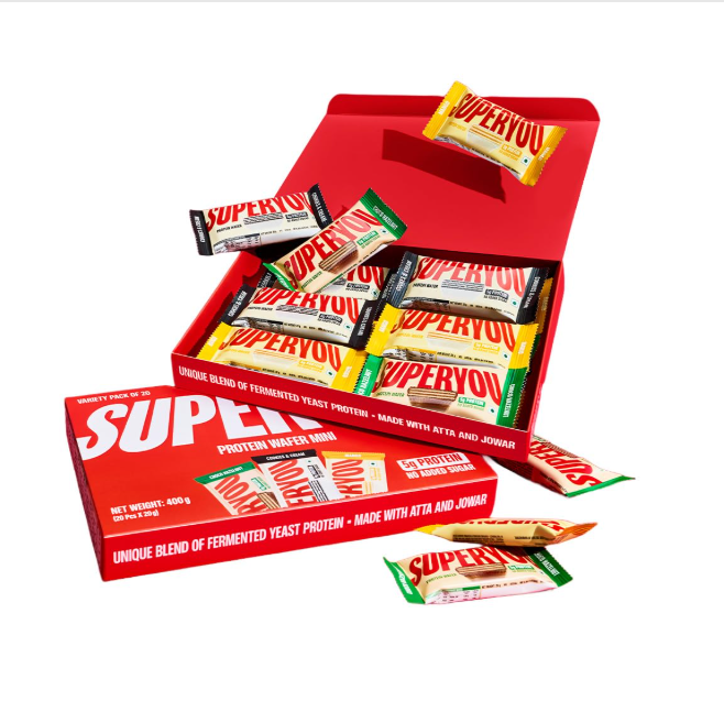 Superyou Assorted Protein Wafer Mini Bars Packs