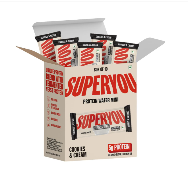 Superyou Assorted Protein Wafer Mini Bars Packs