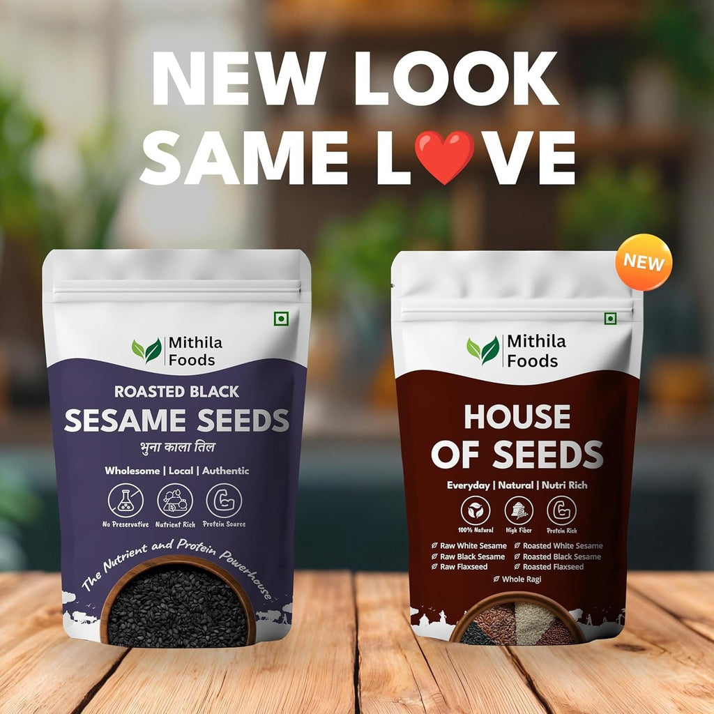 Mithila Foods Roasted Black Sesame Seeds