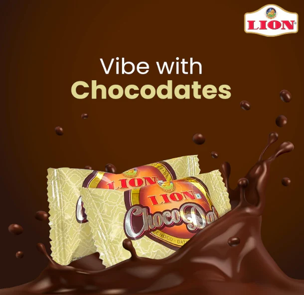 Lion Chocodate with badam - Pack of 2(300g Each Pack)