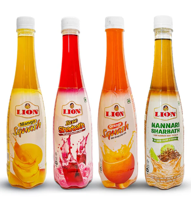 Lion Sharbath - Pack of 4(700ml Each Pack)