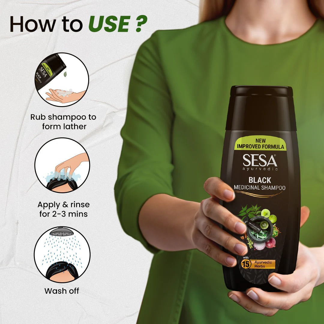 Sesa Ayurvedic Anti-Hair Fall Shampoo - 500 ml