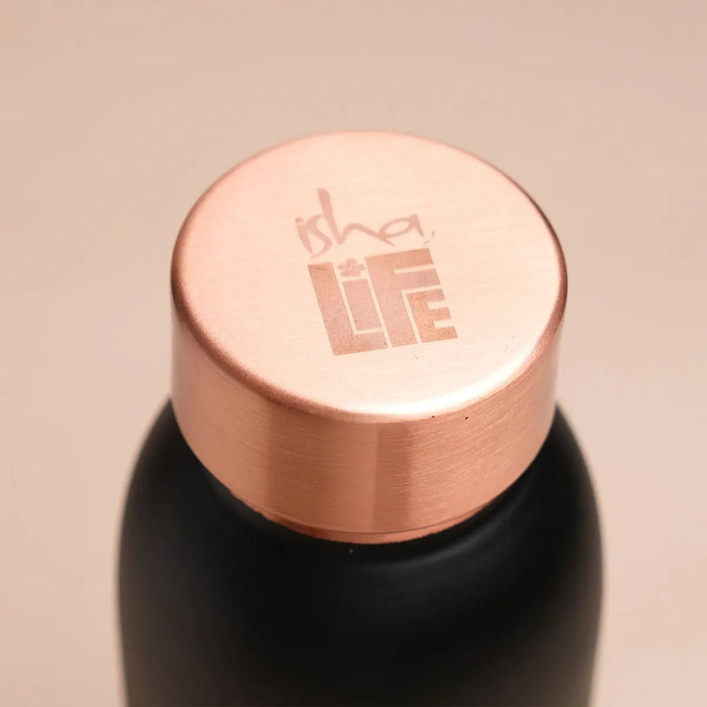 Isha Life Copper Water Bottle (Coated) - 950 ml