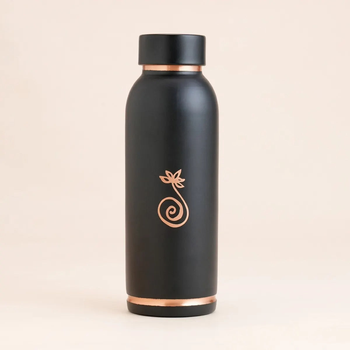 Isha Life Compact Copper Water Bottle (Coated) – 700 ml