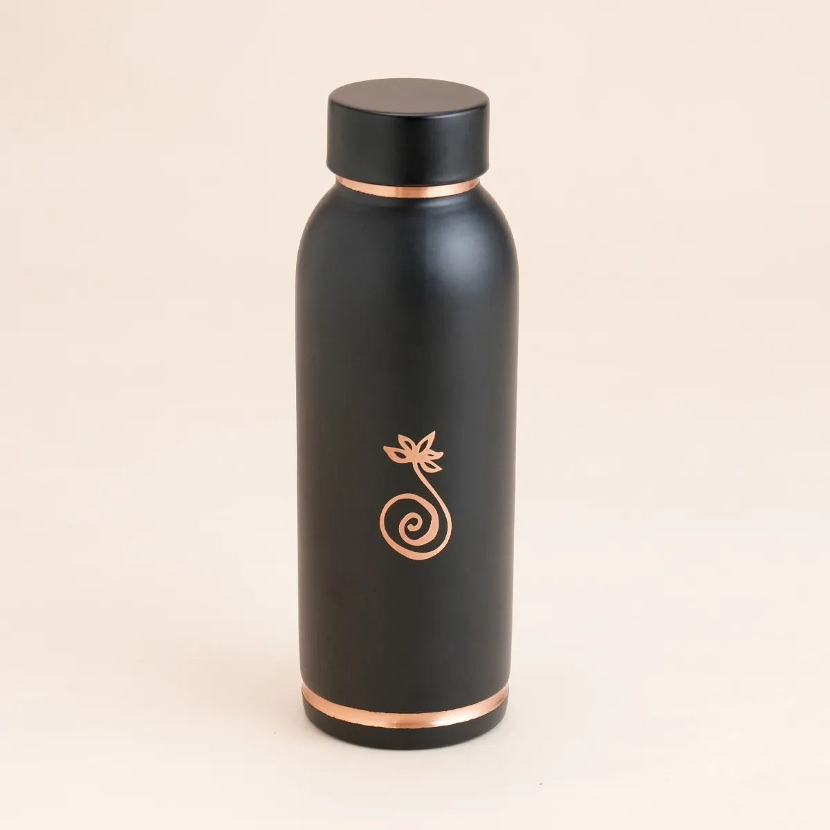 Isha Life Compact Copper Water Bottle (Coated) – 700 ml