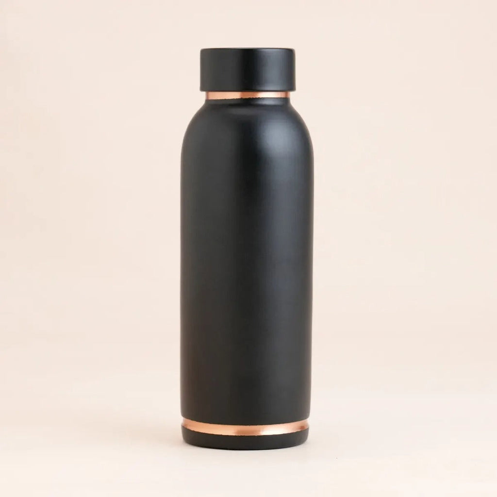 Isha Life Compact Copper Water Bottle (Coated) – 700 ml