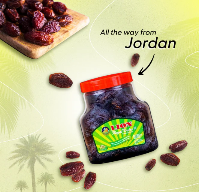 Lion Dates Royal Dates Medjool Dates - 1Kg