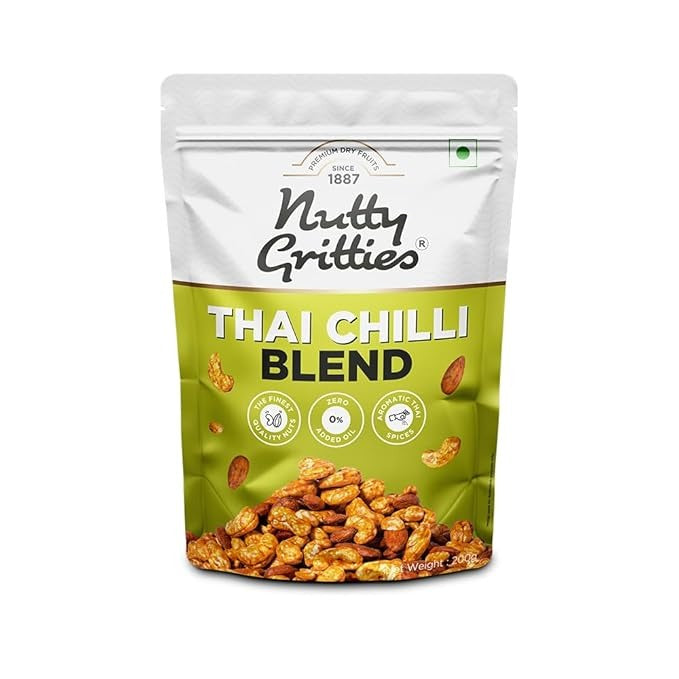 Nutty Gritties Spicy Trail Mix - Pack of 10(24g Each Pack)