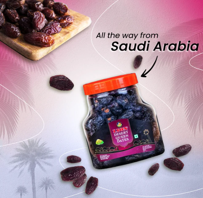Lion Dates Desert Queen Dates Ajwa Dates Original  - 1Kg