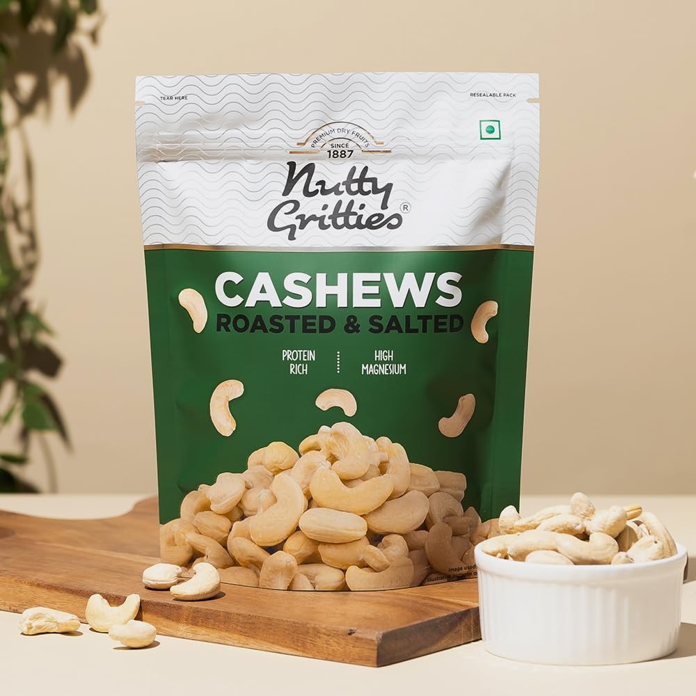 Nutty Gritties Premium Jumbo Size Cashews  - 200g