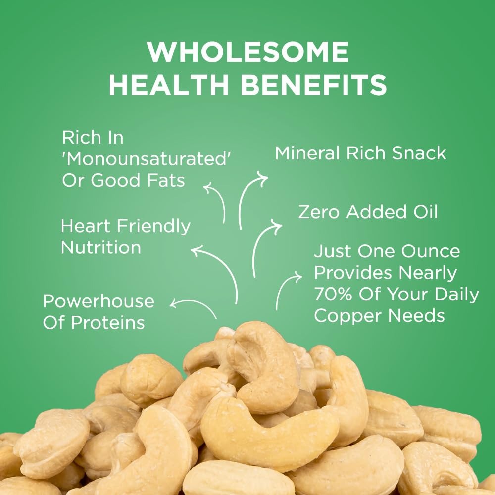 Nutty Gritties Premium Jumbo Size Cashews  - 200g