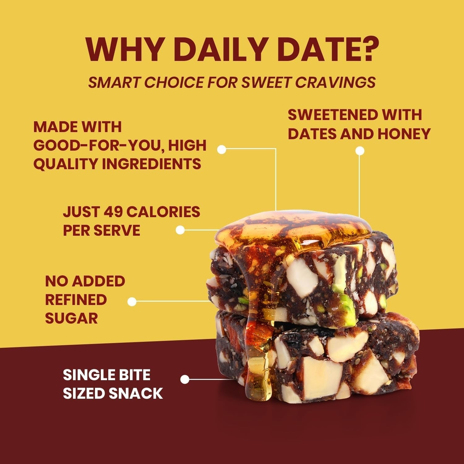 Nutty Gritties Daily Date - Pack of 10(12g Each Pack)