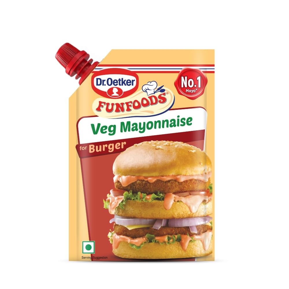 Dr. Oetker FunFoods Veg Burger Mayonnaise - 100g