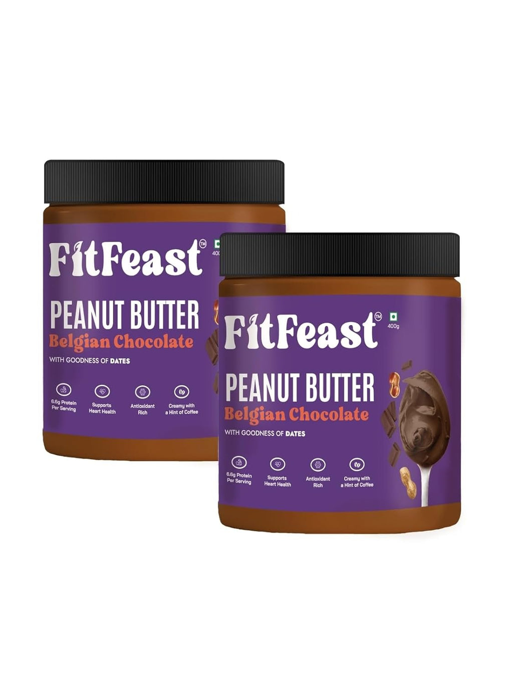 FitFeast Peanut Butter - 400 gms