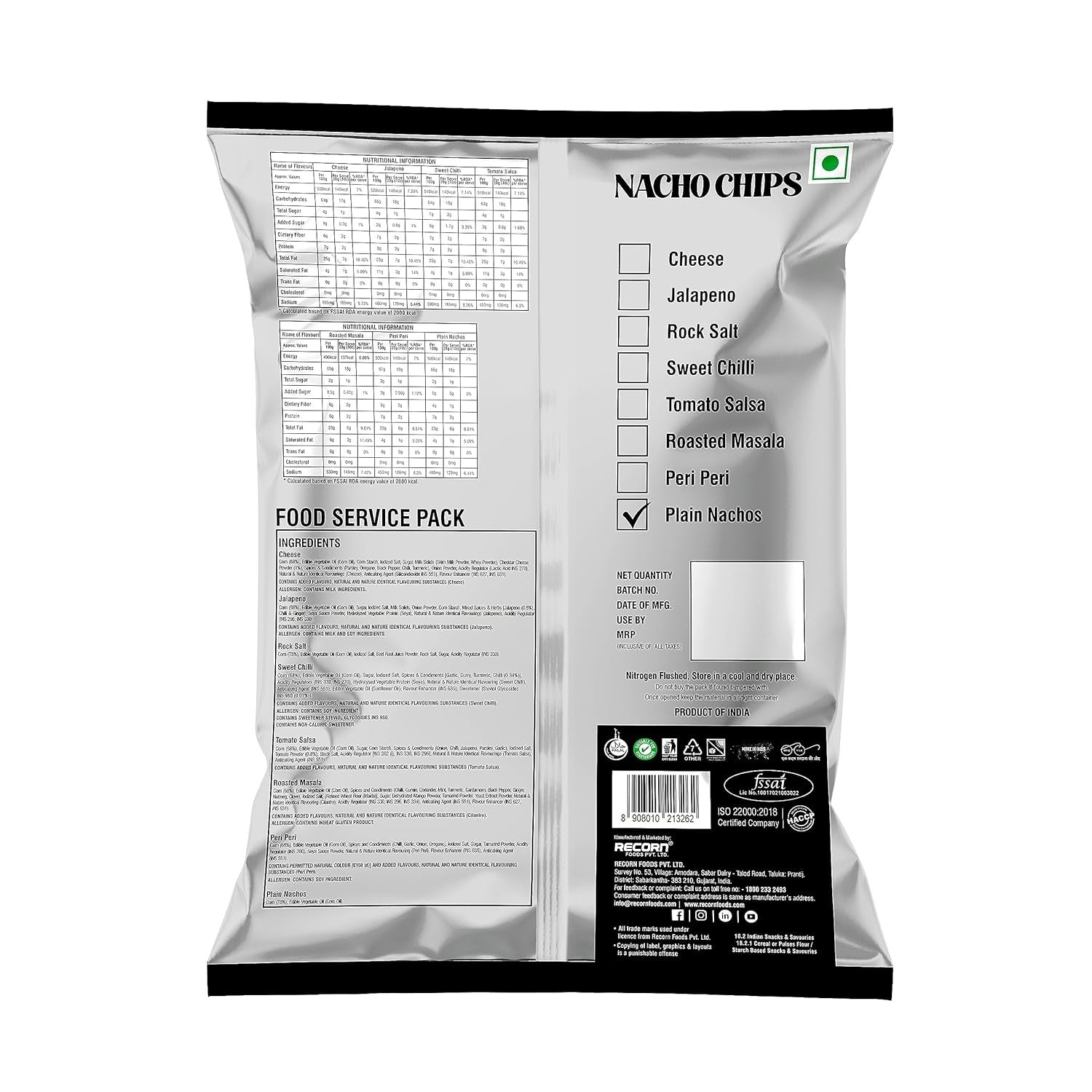 Makino Nacho Chips Jalapeno Flavour - 200g