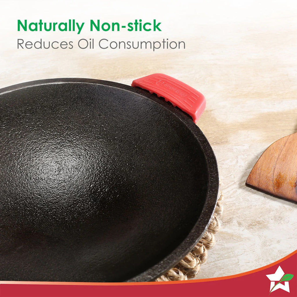 Wonderchef Forza Cast Iron Appachetty 20cm Naturally Non-Stick