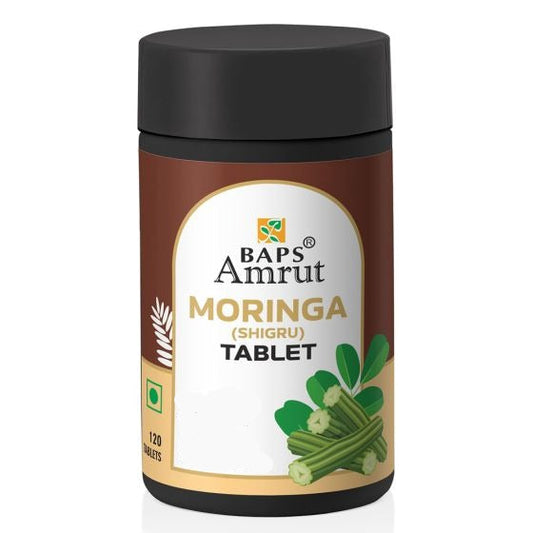 Baps Amrut Moringa (shigru) Tablets - 120 Tabs
