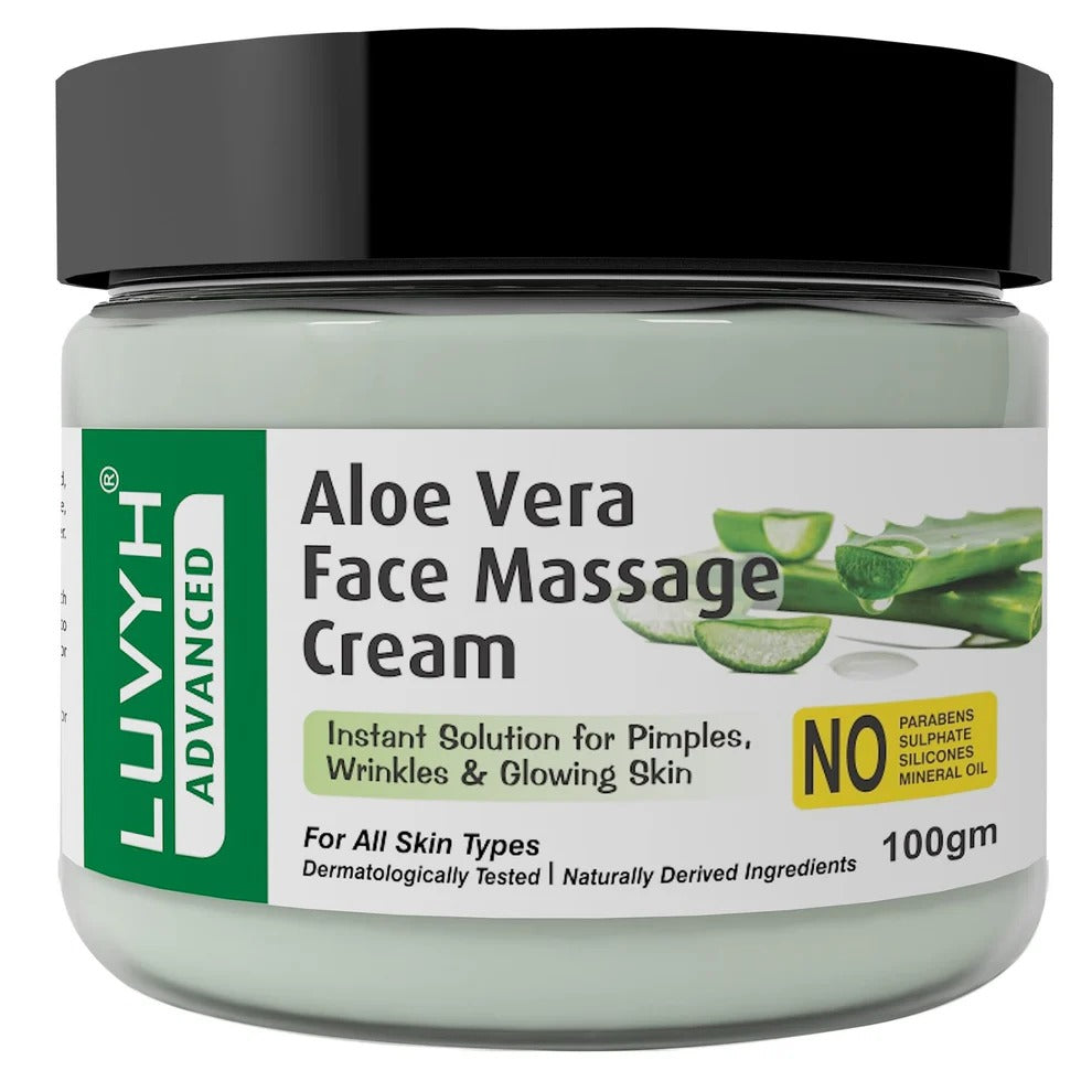 LuvYH Aloe Vera Face Massage Cream - 100g