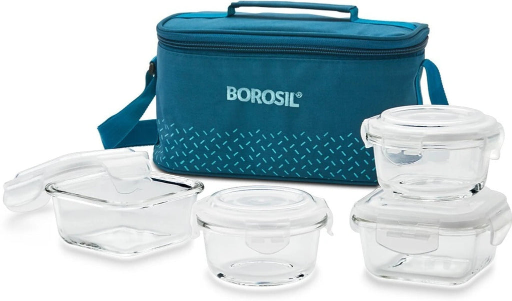 Borosil Alora Lunch Bag Set of 4