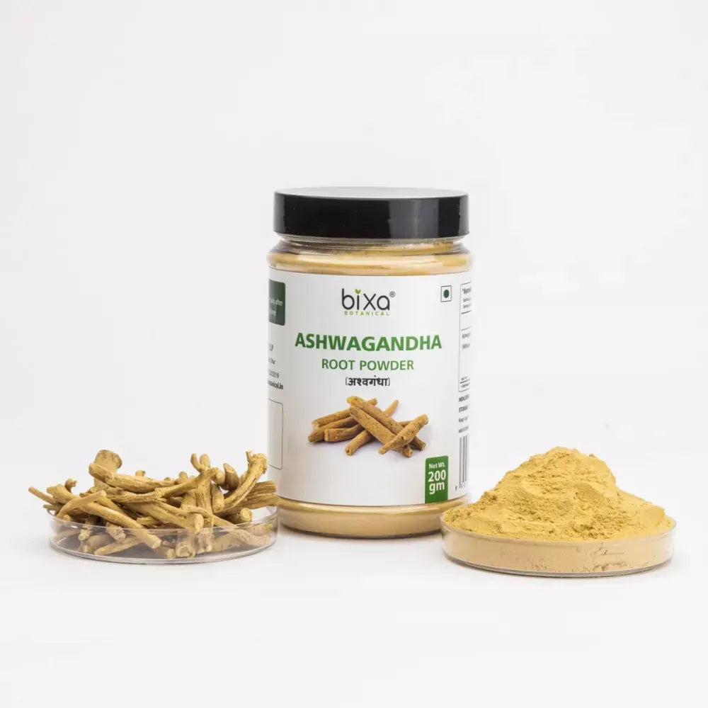 Bixa Botanical Ashwagandha (Withania somnifera) Dry Extract Herb - 2.5% Total Withanolides by gravimetry - 200 gms